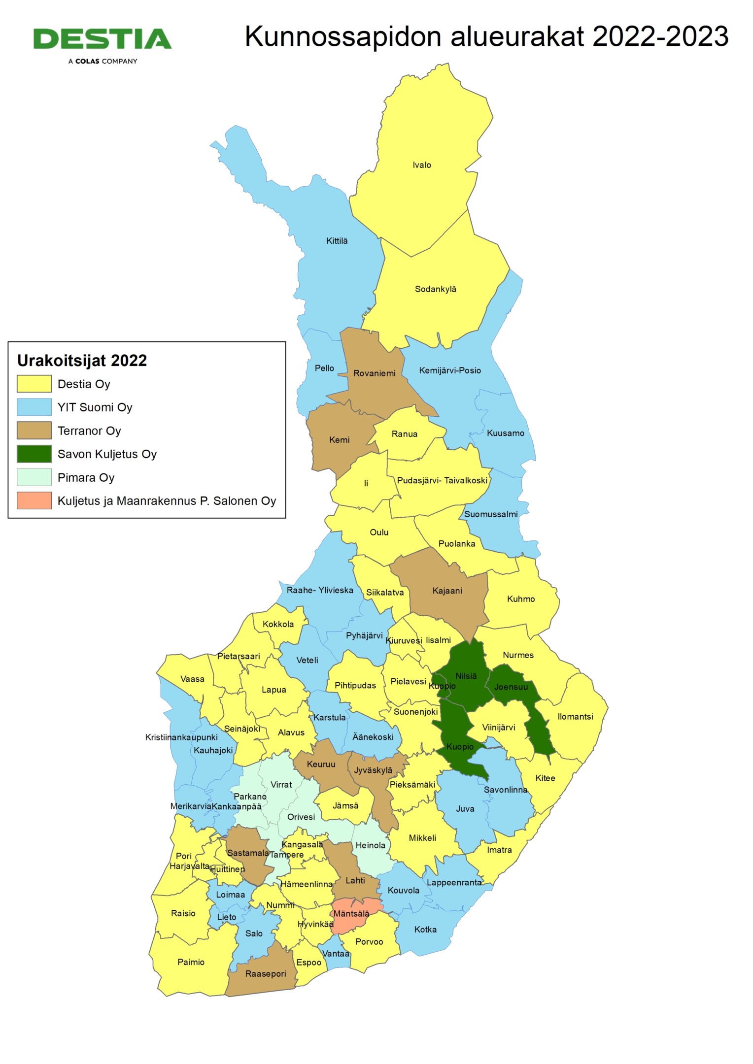 Kahdeksan kysymystä ja vastausta teiden talvihoidosta - Destia